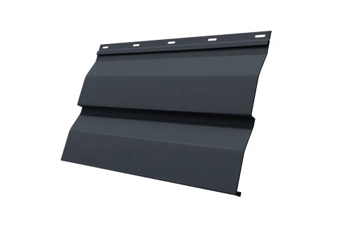 Корабельная Доска 0,265 GL 0.5 Satin с пленкой RAL 7024 мокрый асфальт