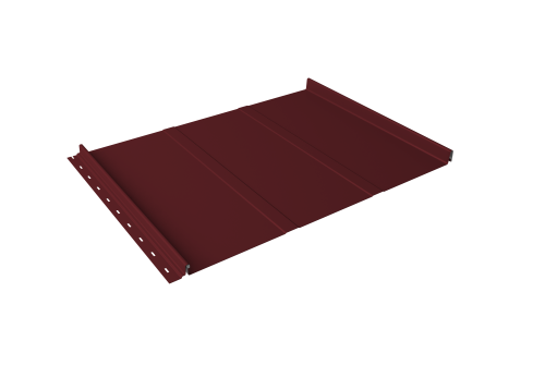 Кликфальц Line Grand Line 0,5 PE с пленкой на замках RAL 3005 красное вино