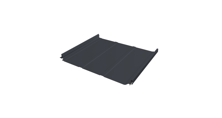 Кликфальц Pro Line Grand Line 0,5 PurPro Matt 275 с пленкой на замках RAL 7024 мокрый асфальт