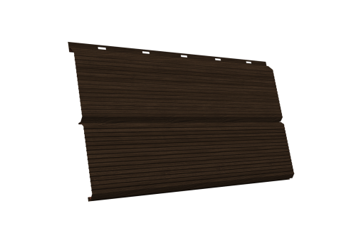 ЭкоБрус 0,345 Gofr 0.45 Print Elite с пленкой Coffee Wood TwinColor