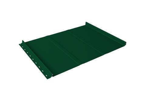 Кликфальц Line Grand Line 0.45 Drap TX с пленкой на замках RAL 6005 зеленый мох