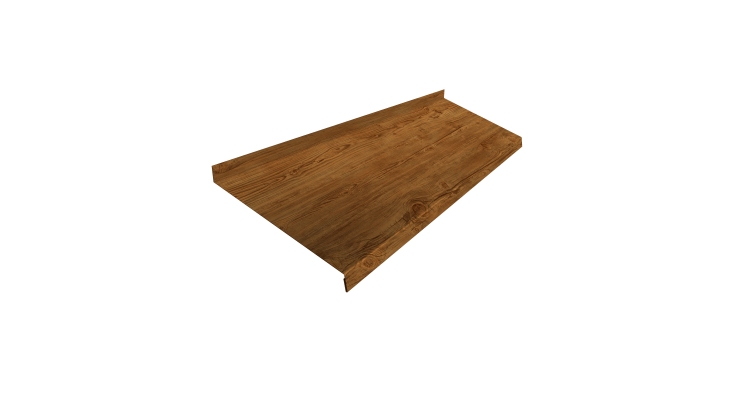 Отлив простой 200 0,45 Print Elite Golden Wood TwinColor (3м)