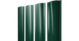Штакетник Круглый с прямым резом 0,45 PE-Double RAL 6005 зеленый мох