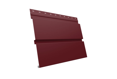 Квадро брус 0.5 Satin Matt с пленкой RAL 3005 красное вино