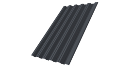 Профнастил НС35R 0,7 PE-Double RAL 7024 мокрый асфальт