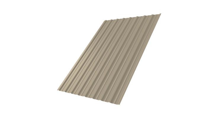 Профнастил С10A 0,45 Drap TX RAL 1015 светлая слоновая кость