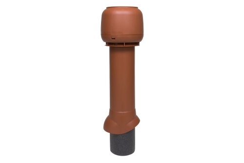 Выход вытяжки с колпаком 125/160/700/ИЗ кирпичный