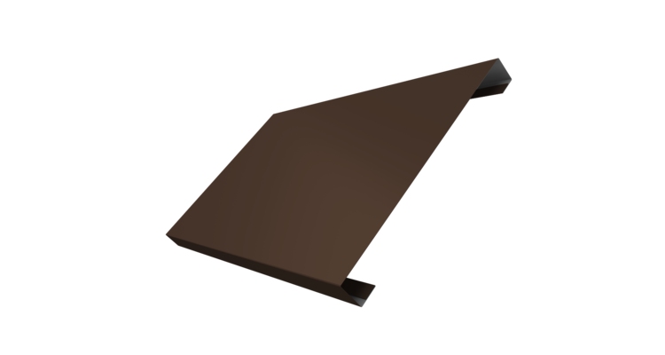 Ламель лицевая 200 забора жалюзи Texas 0.45 Drap TX RAL 8017 шоколад