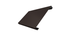 Ламель лицевая 200 забора жалюзи Texas 0.5 PurLite Matt с пленкой RR 32 темно-коричневый