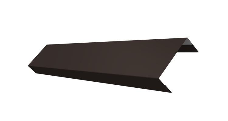 Ламель лицевая 50 забора жалюзи Texas 0.45 Drap-double TX RR 32 темно-коричневый