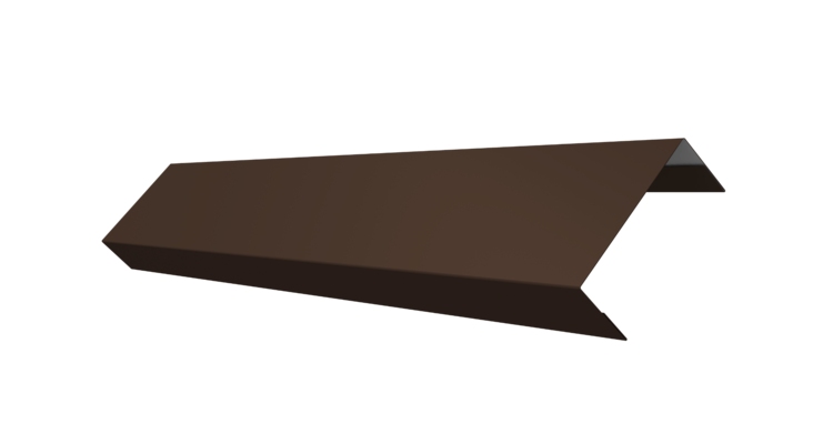 Ламель лицевая 50 забора жалюзи Texas 0.5 PurPro Matt 275 с пленкой RAL 8017 шоколад