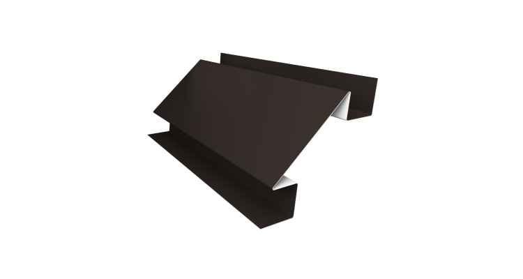 Планка угла внутреннего сложного Экобрус Grand Line 0,45 Drap RR 32 темно-коричневый (2м)