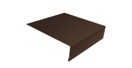 Планка лобовая/околооконная простая 190х50 0,45 Drap TwinColor RAL 8017 шоколад (2м)