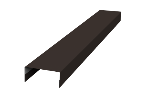 Крышка 30х15 жалюзи Texas 0,45 Drap TX RR 32 темно-коричневый (2м)