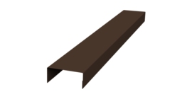 Крышка 45х20 жалюзи Texas 0,45 Drap TX RAL 8017 шоколад (2м)