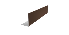 Нащельник 150 Texas 25х35 0,5 Drap RAL 8017 шоколад (L1,8)