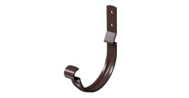 Карнизный крюк для желоба короткий Stal Premium, шоколад