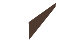 Ламель забора жалюзи Palermo 0,45 Drap TR RAL 8017 шоколад