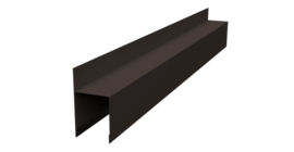 Планка опорная составная внешняя Palermo 0,45 Drap-double TX RR 32 темно-коричневый (2,5м)
