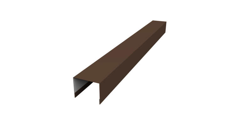 Крышка жалюзи Palermo 0,45 Drap TR RAL 8017 шоколад (2м)