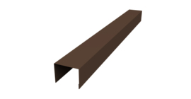 Крышка жалюзи Palermo 0,45 Drap-double TX RAL 8017 шоколад (2,5м)