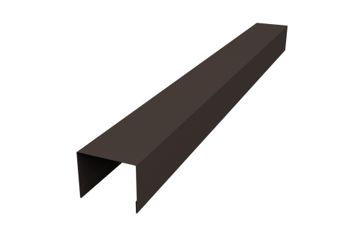 Крышка жалюзи Palermo 0,45 PE-Double RR 32 темно-коричневый (3м)