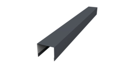 Крышка жалюзи Palermo 0,45 Drap ST RAL 7024 мокрый асфальт (3м)